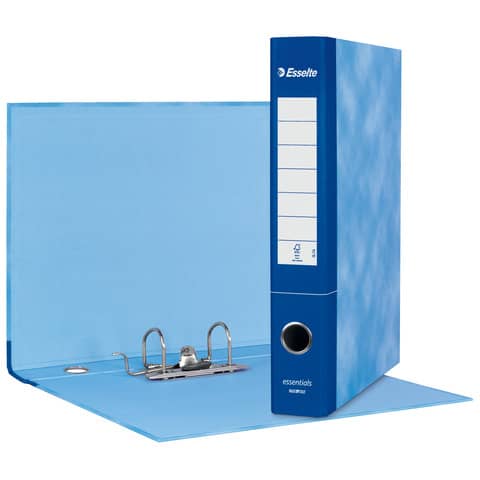 Registratore protocollo Esselte Essentials G74 23x33 cm dorso 5 cm blu - 390774050